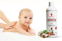 natural baby care - coconut oil